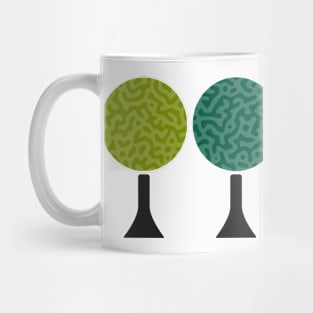 Four Seasons (Turing Pattern) Trees Mug